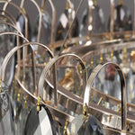 Modern Crystal Chandelier Luxury Gold Finish for Living Room Dining Room