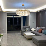 Modern Crystal Chandelier Luxury Gold Finish for Living Room Dining Room