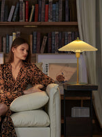 Perla Pleated Table Lamp