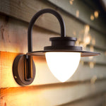 Pine Cone Outdoor Wall Light – IP65 Wet-Rated Iron Sconce for Patio, Porch & Entryway