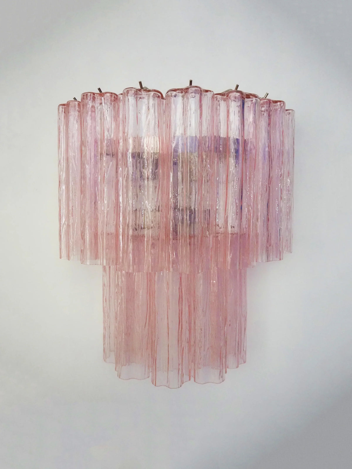 Pink Murano Glass Wall Sconces