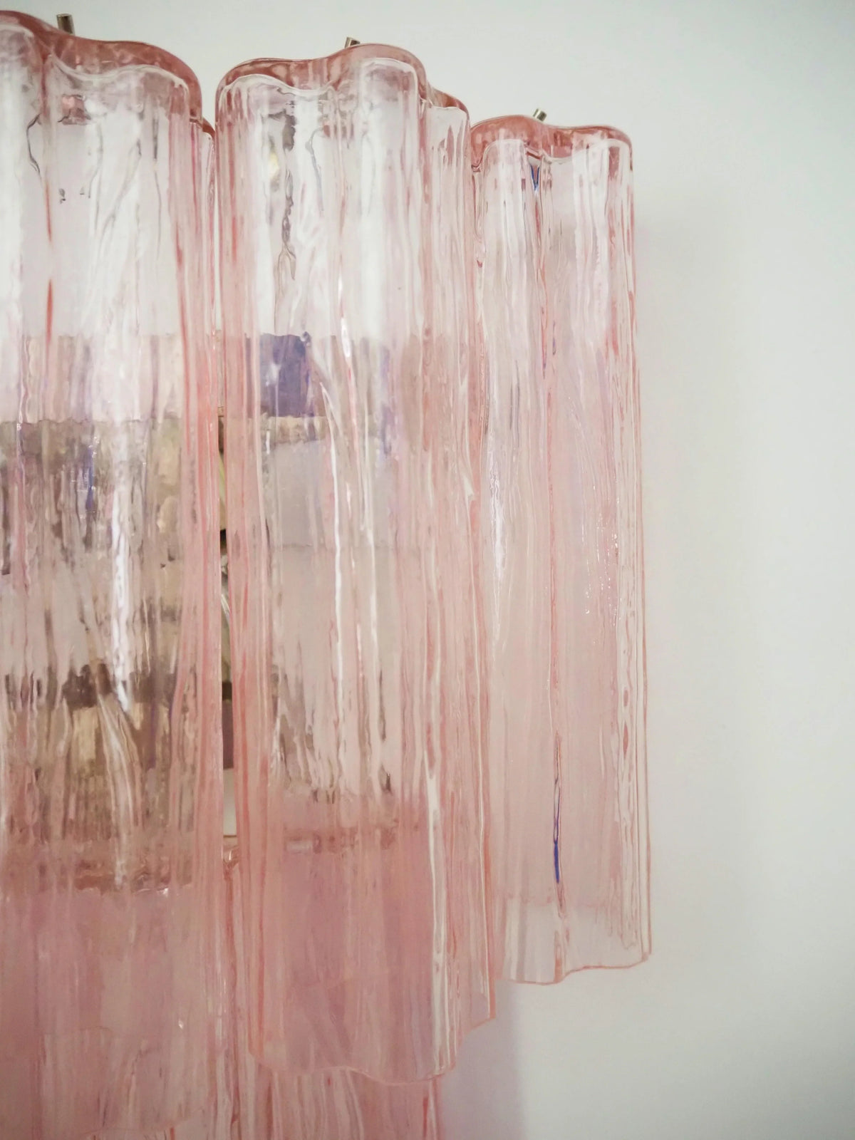 Pink Murano Glass Wall Sconces