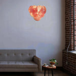 Pink Vintage Murano Glass Wall Lamp
