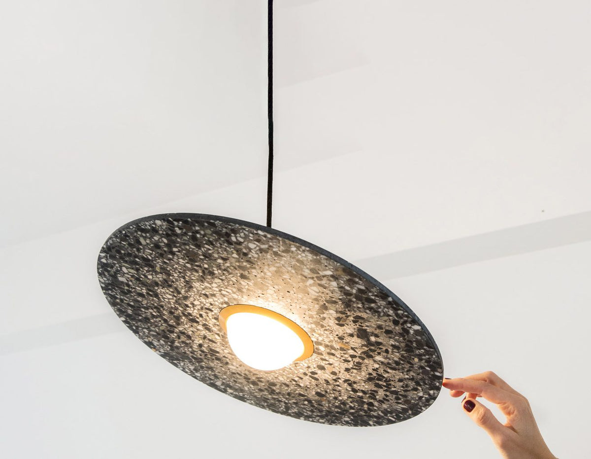 Luxury Terrazzo Pendant Light Modern LED Hanging Lamp for Dining Room & Kitchen Island
