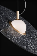 Luxury Terrazzo Pendant Light Modern LED Hanging Lamp for Dining Room & Kitchen Island