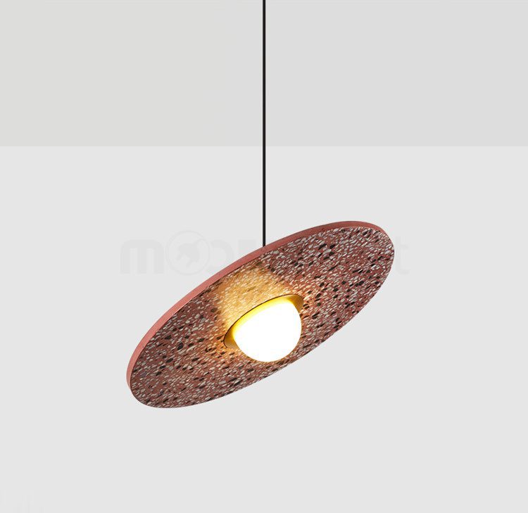 Luxury Terrazzo Pendant Light Modern LED Hanging Lamp for Dining Room & Kitchen Island