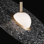 Luxury Terrazzo Pendant Light Modern LED Hanging Lamp for Dining Room & Kitchen Island