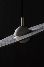 Luxury Terrazzo Pendant Light Modern LED Hanging Lamp for Dining Room & Kitchen Island
