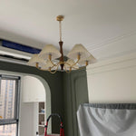 Pleated Chandelier
