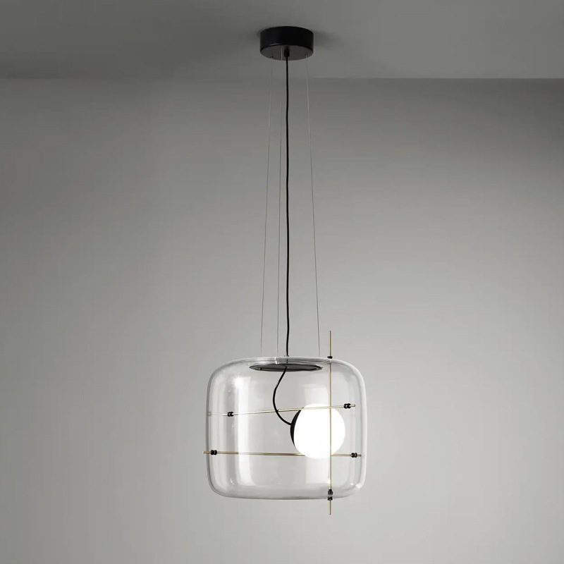 Plot Pendant Light - Modern Glass Ceiling Lamp for Living Room & Bedroom