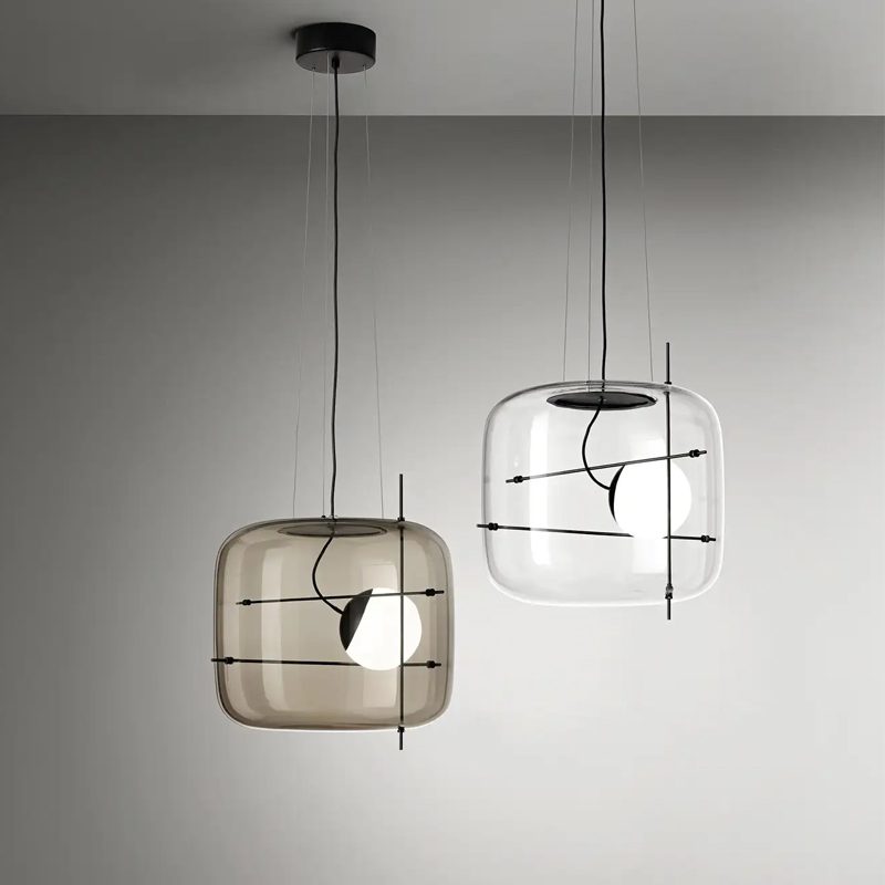 Plot Pendant Light - Modern Glass Ceiling Lamp for Living Room & Bedroom
