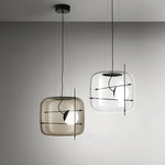 Plot Pendant Light - Modern Glass Ceiling Lamp for Living Room & Bedroom