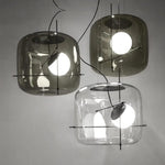 Plot Pendant Light - Modern Glass Ceiling Lamp for Living Room & Bedroom