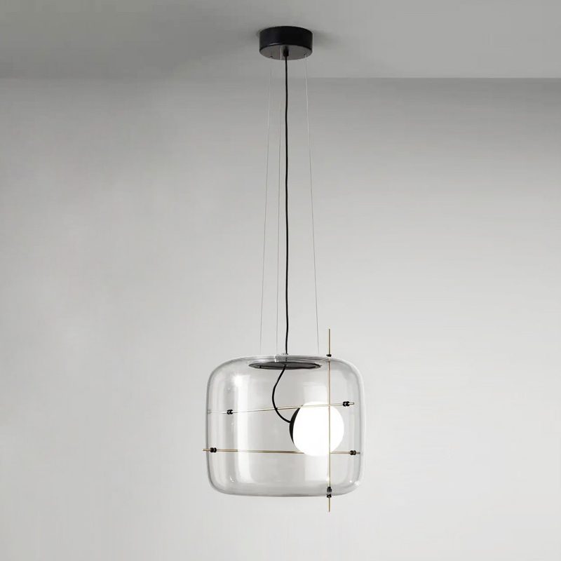 Plot Pendant Light - Modern Glass Ceiling Lamp for Living Room & Bedroom