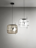 Plot Pendant Light - Modern Glass Ceiling Lamp for Living Room & Bedroom