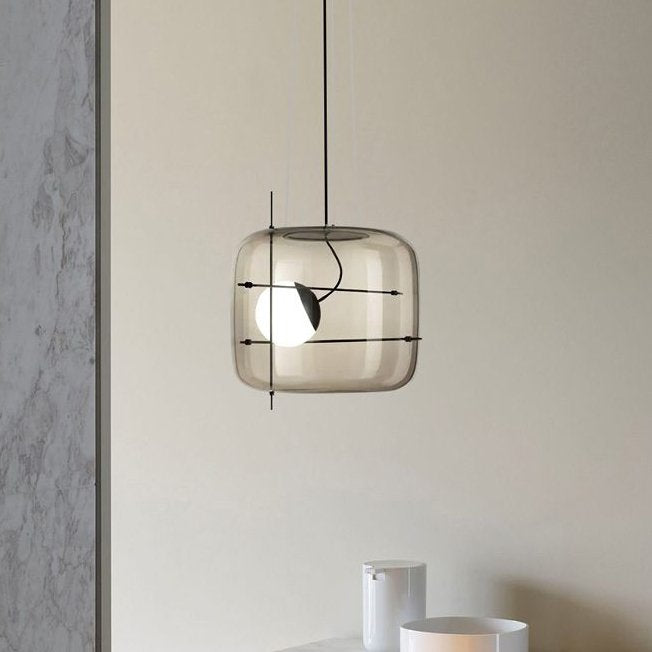 Plot Pendant Light - Modern Glass Ceiling Lamp for Living Room & Bedroom