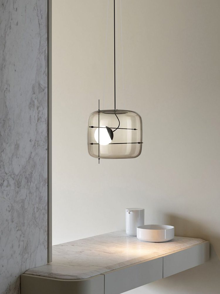 Plot Pendant Light - Modern Glass Ceiling Lamp for Living Room & Bedroom