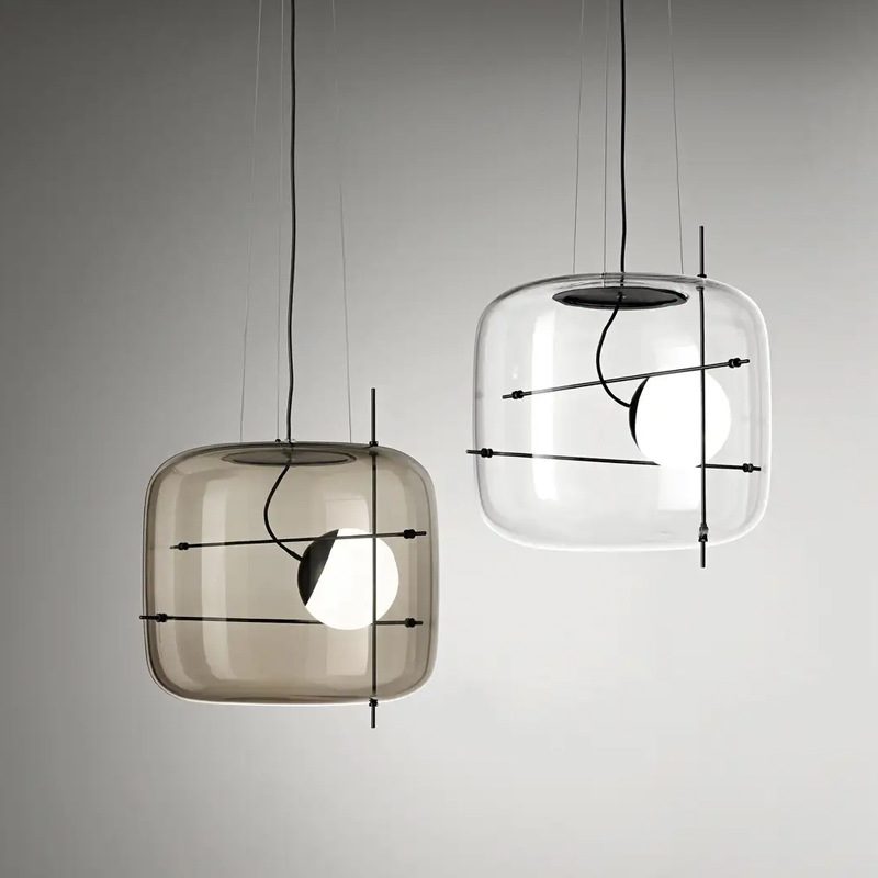 Plot Pendant Light - Modern Glass Ceiling Lamp for Living Room & Bedroom