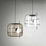 Plot Pendant Light - Modern Glass Ceiling Lamp for Living Room & Bedroom