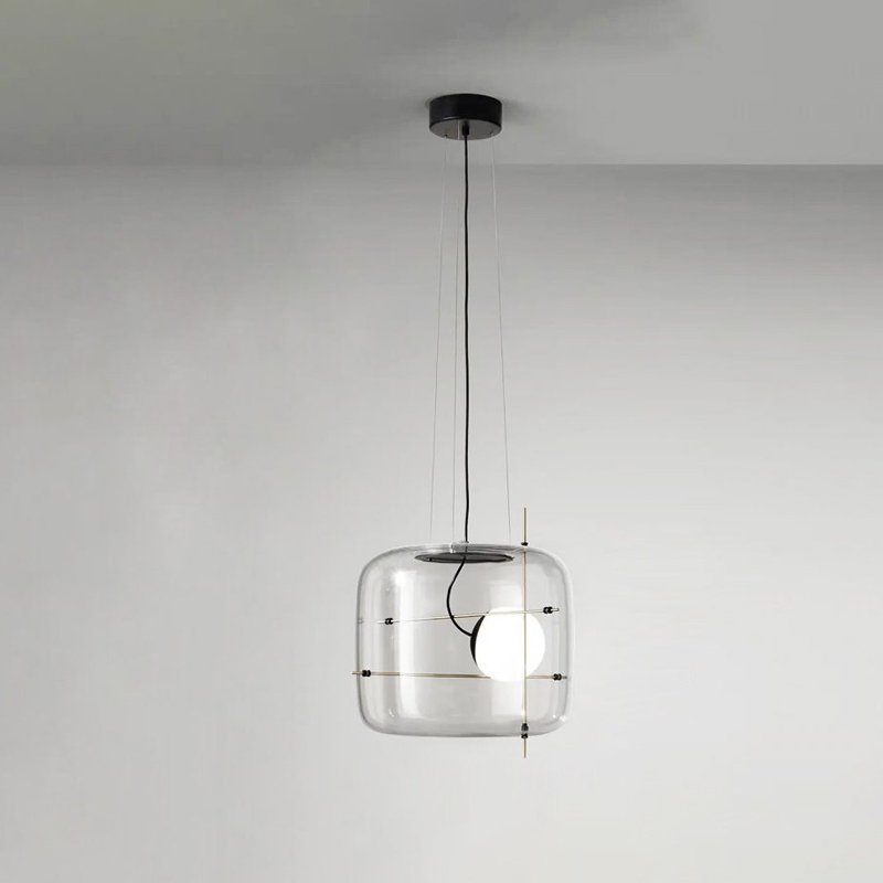 Plot Pendant Light - Modern Glass Ceiling Lamp for Living Room & Bedroom