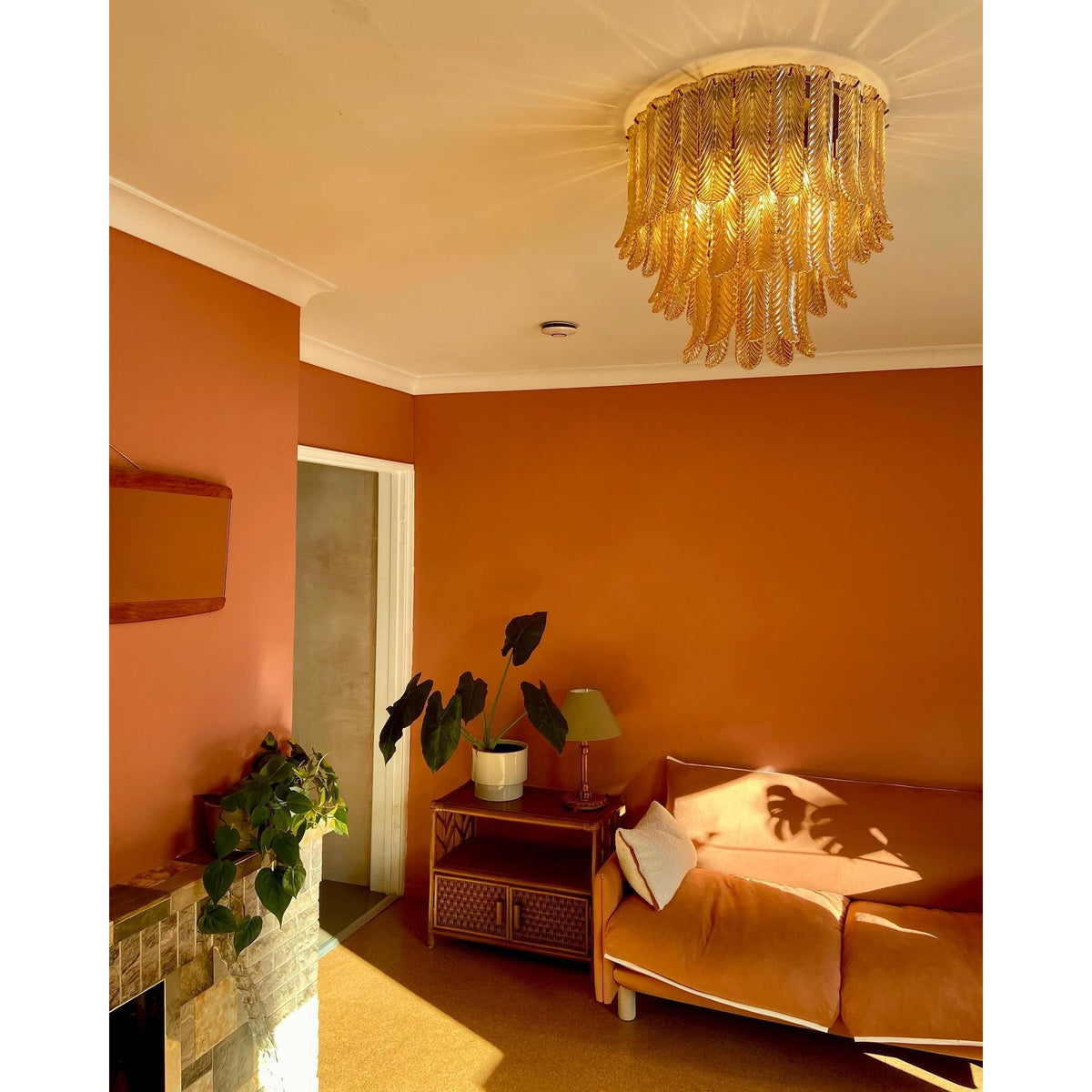 plume-glass-ceiling-light