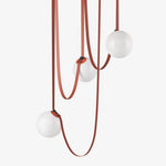 Multiple Belt Art Pendant Light