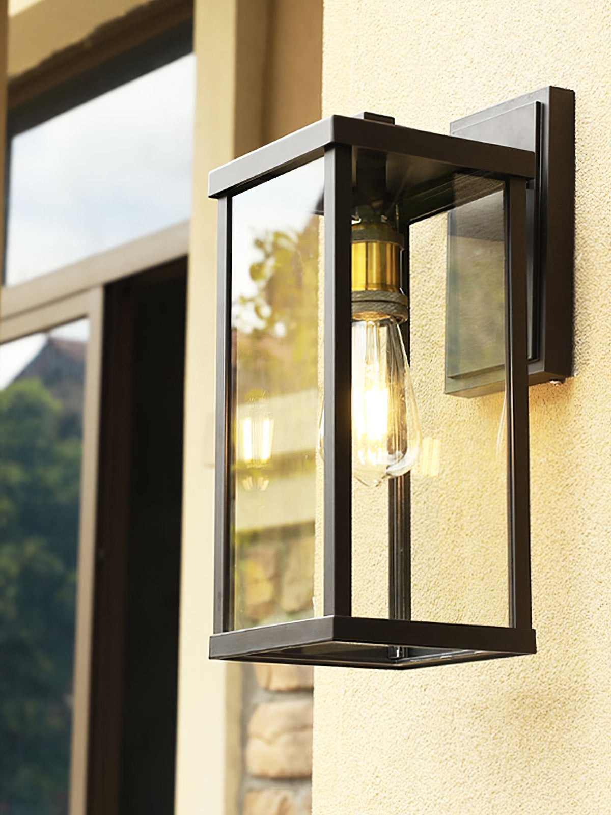 Radenko Glass Wall Light - Luxury Outdoor Sconce for Modern Homes
