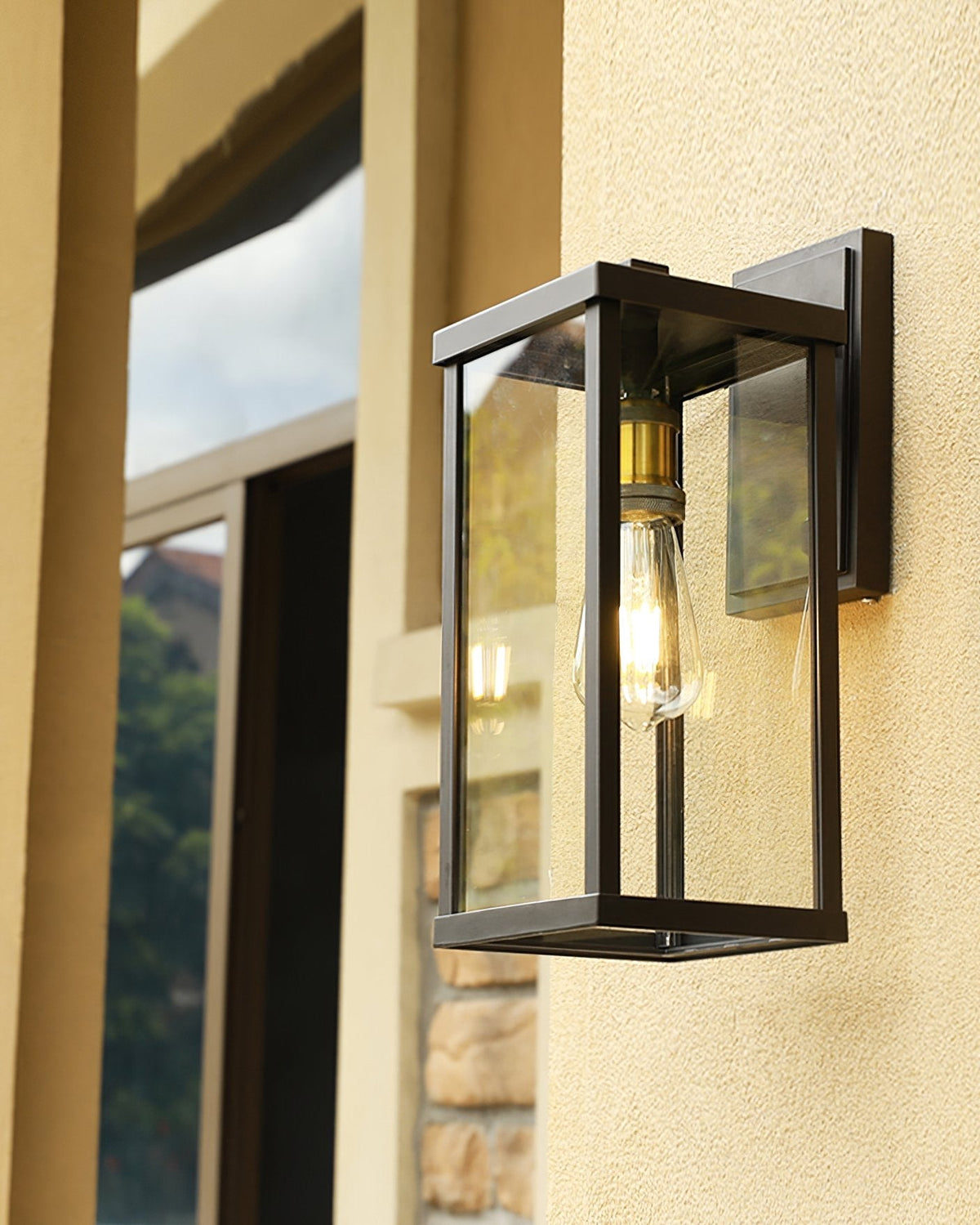Radenko Glass Wall Light - Luxury Outdoor Sconce for Modern Homes