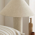 Remi Natural Linen Table Lamp