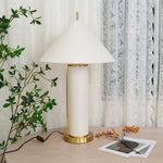 Remi Natural Linen Table Lamp