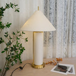 Remi Natural Linen Table Lamp