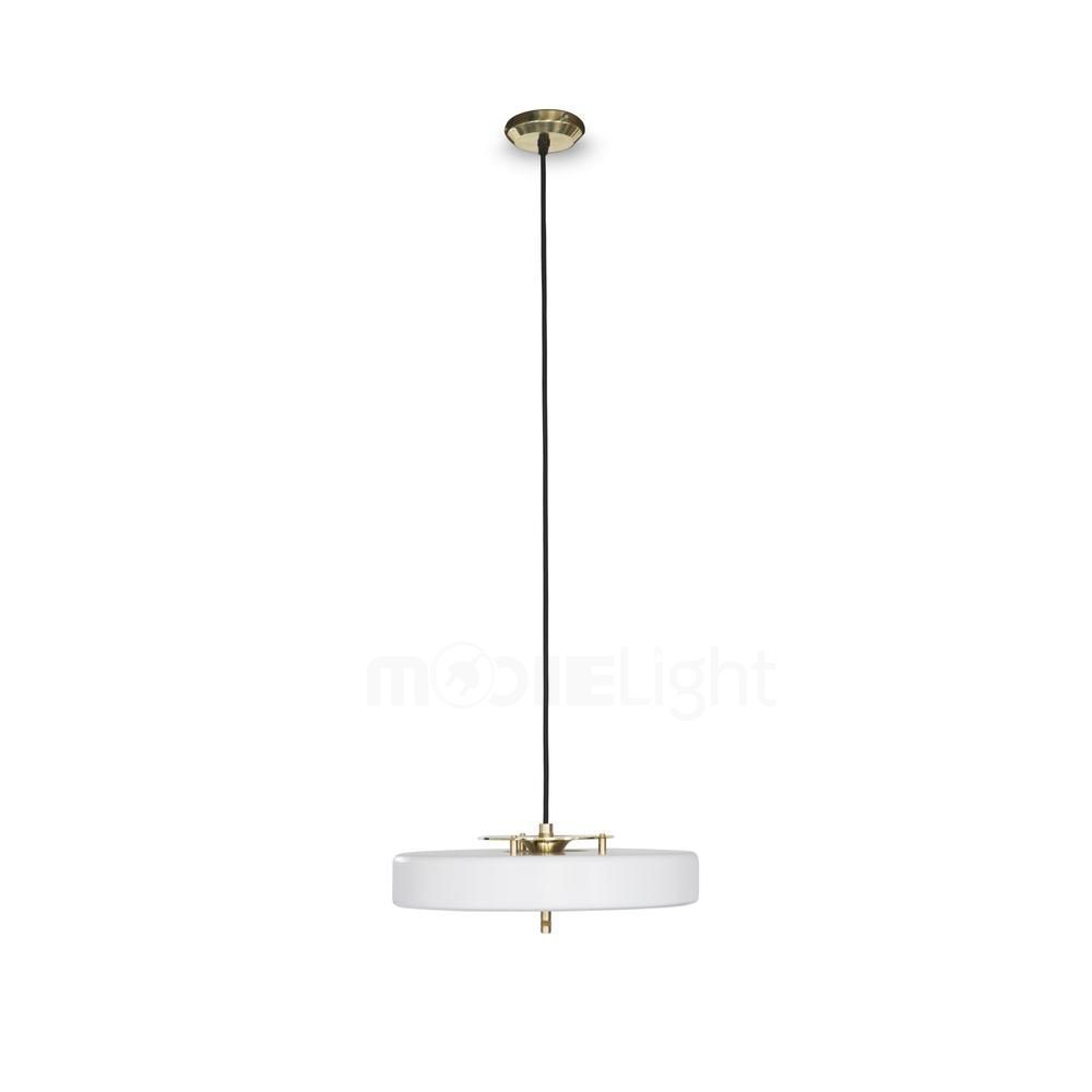 Revolve Pendant Light - Modern Brass & Glass Fixture for Dining Room, Living Room, and Bedroom