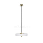 Revolve Pendant Light - Modern Brass & Glass Fixture for Dining Room, Living Room, and Bedroom