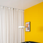 Revolve Pendant Light - Modern Brass & Glass Fixture for Dining Room, Living Room, and Bedroom