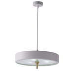 Revolve Pendant Light - Modern Brass & Glass Fixture for Dining Room, Living Room, and Bedroom
