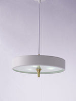Revolve Pendant Light - Modern Brass & Glass Fixture for Dining Room, Living Room, and Bedroom