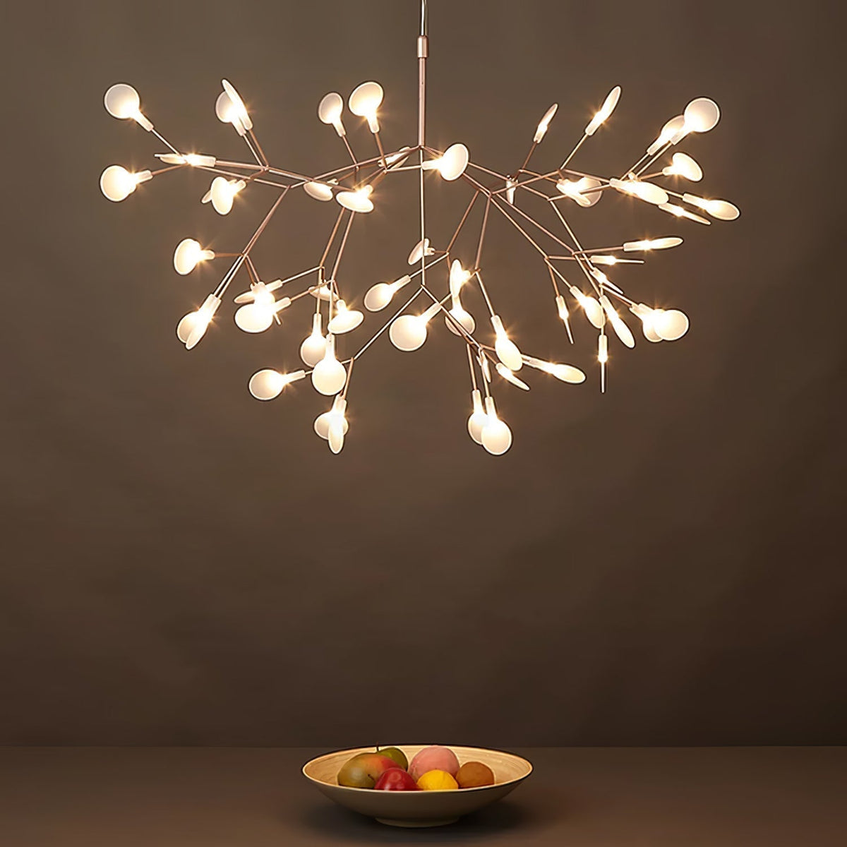 Rose Gold Firefly Led Chandelier