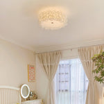 Luxury Rose Hydrangea Ceiling Light - Modern Floral LED Chandelier for Bedroom, Living Room, Dining Room