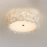 Luxury Rose Hydrangea Ceiling Light - Modern Floral LED Chandelier for Bedroom, Living Room, Dining Room