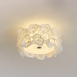 Luxury Rose Hydrangea Ceiling Light - Modern Floral LED Chandelier for Bedroom, Living Room, Dining Room