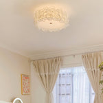 Luxury Rose Hydrangea Ceiling Light - Modern Floral LED Chandelier for Bedroom, Living Room, Dining Room