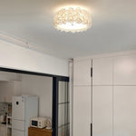Luxury Rose Hydrangea Ceiling Light - Modern Floral LED Chandelier for Bedroom, Living Room, Dining Room