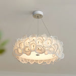 Handcrafted Metal Rose Hydrangea Chandelier for Living Room, Bedroom, and Dining Room