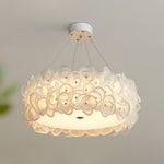 Handcrafted Metal Rose Hydrangea Chandelier for Living Room, Bedroom, and Dining Room