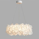 Handcrafted Metal Rose Hydrangea Chandelier for Living Room, Bedroom, and Dining Room