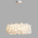 Handcrafted Metal Rose Hydrangea Chandelier for Living Room, Bedroom, and Dining Room