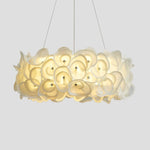 Handcrafted Metal Rose Hydrangea Chandelier for Living Room, Bedroom, and Dining Room