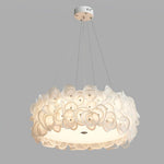 Handcrafted Metal Rose Hydrangea Chandelier for Living Room, Bedroom, and Dining Room