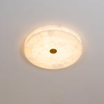 Round Alabaster Ceiling Lamp