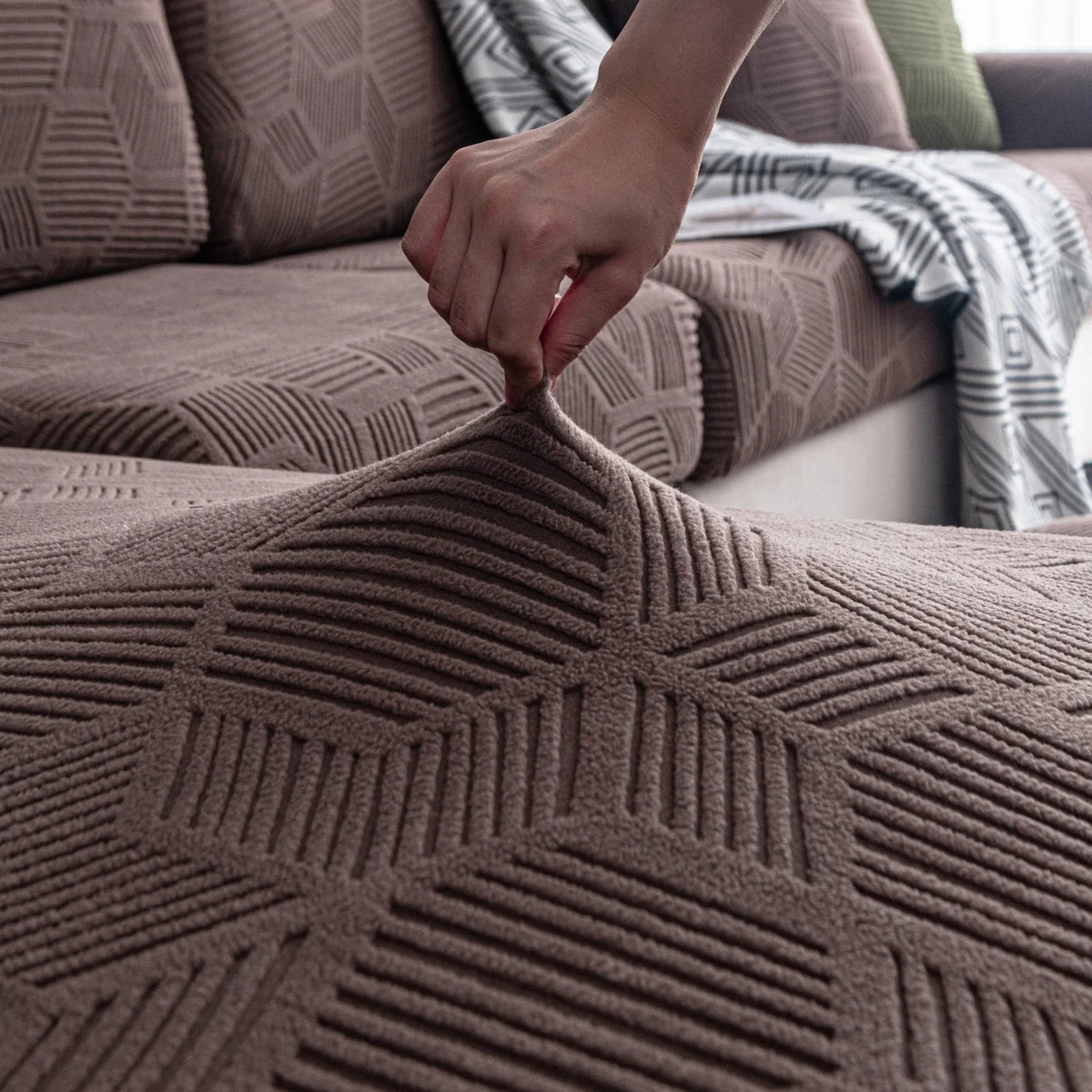 TheCarGoods Geometric Boho Sofa Cover